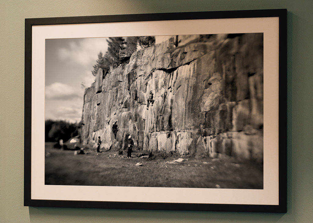 Climbing on Åbergsfortet