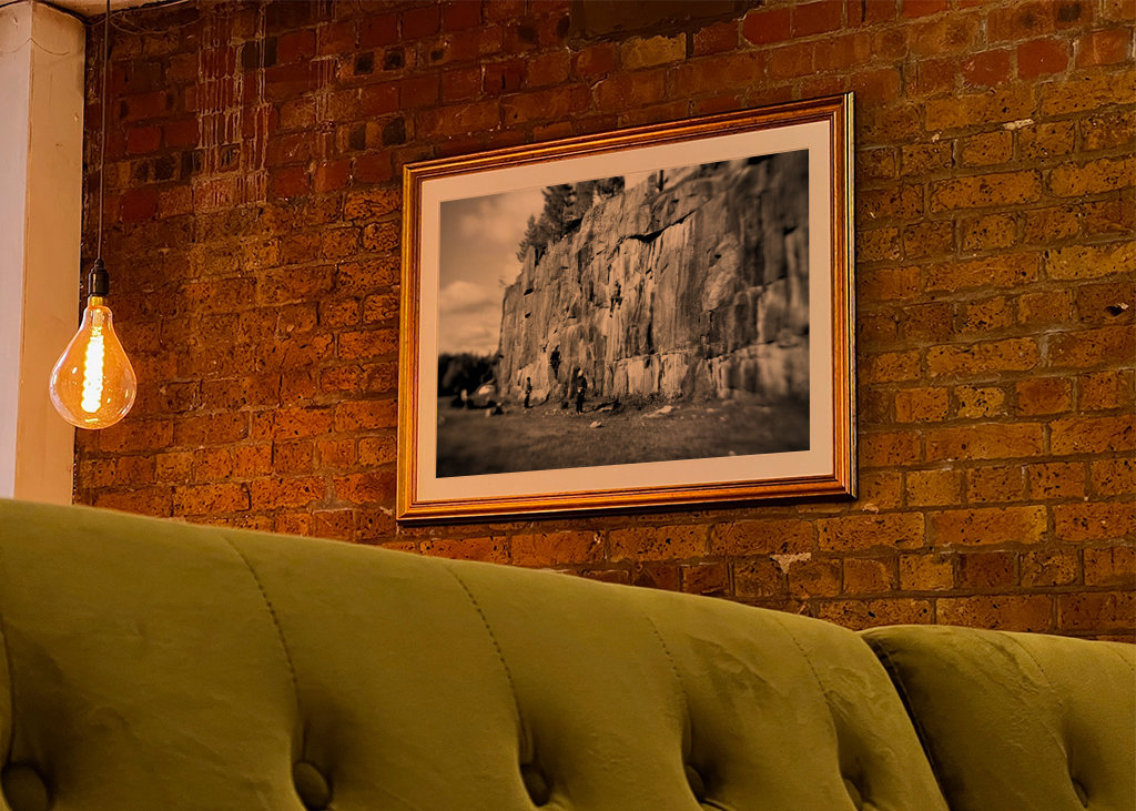 Climbing on Åbergsfortet