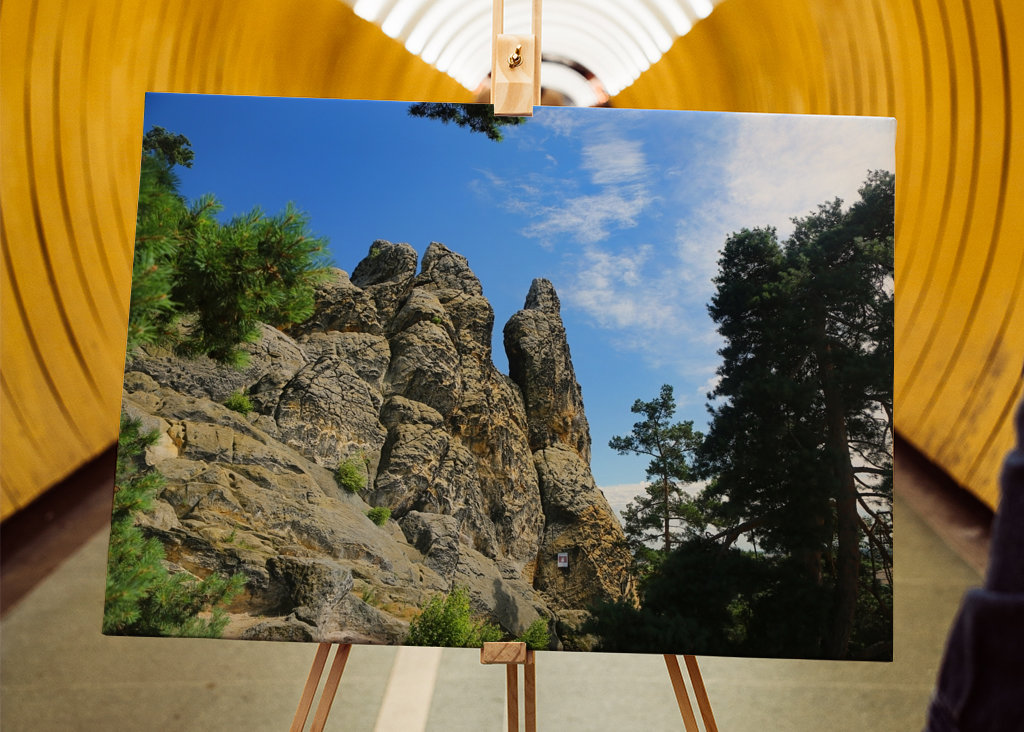 Znak Hamburku v pohoří Harz