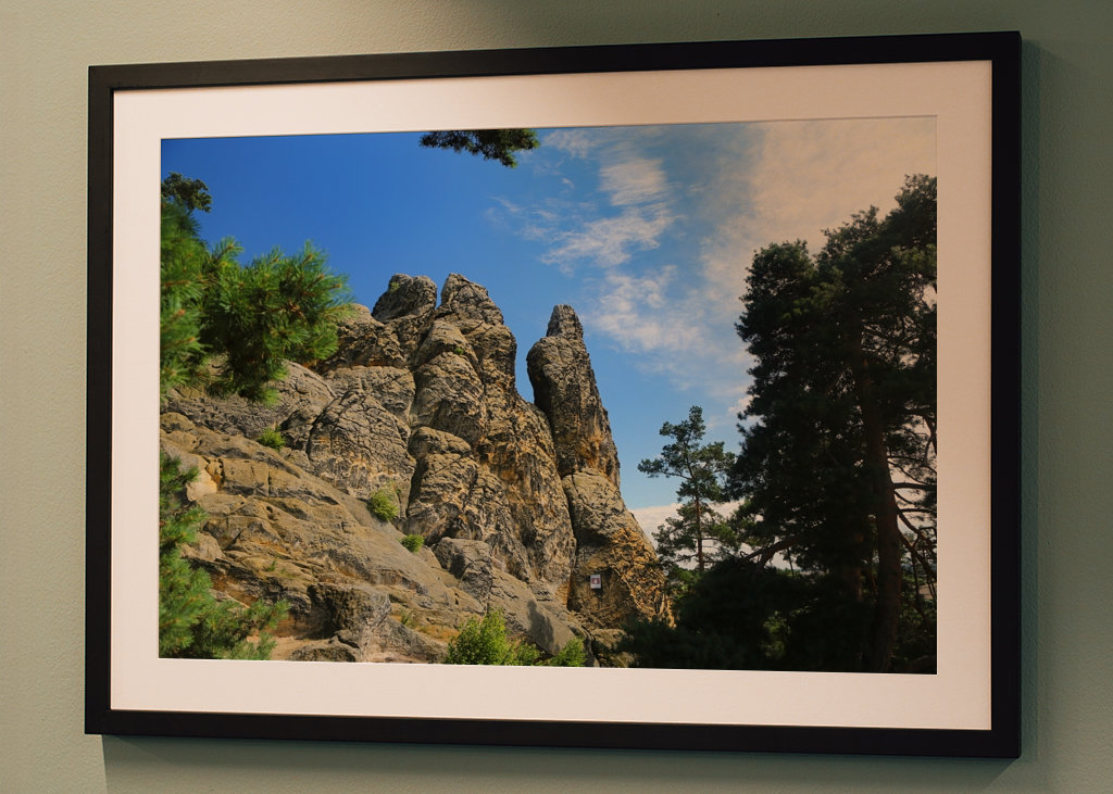 Znak Hamburku v pohoří Harz