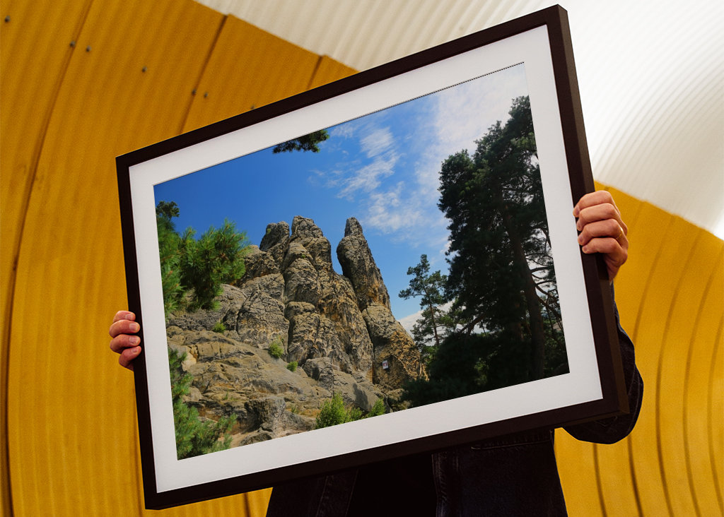 Znak Hamburku v pohoří Harz