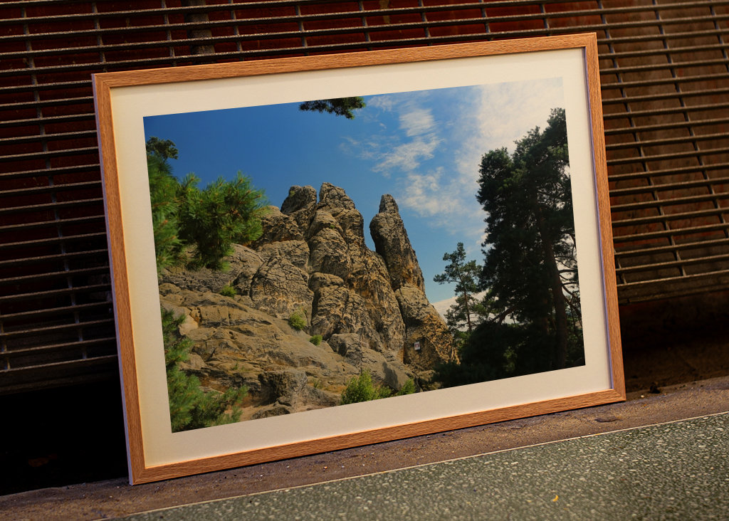 Znak Hamburku v pohoří Harz