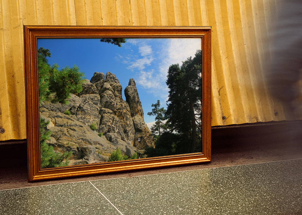 Znak Hamburku v pohoří Harz