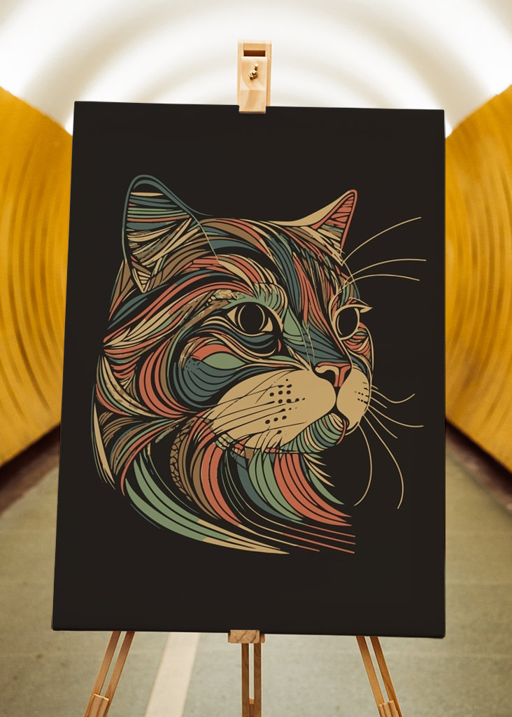 Die neugierige Katze