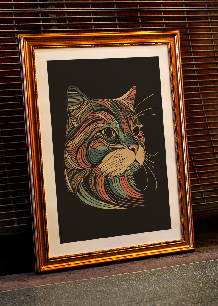 Die neugierige Katze