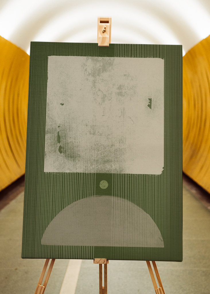 Abstract Green Magic Situation