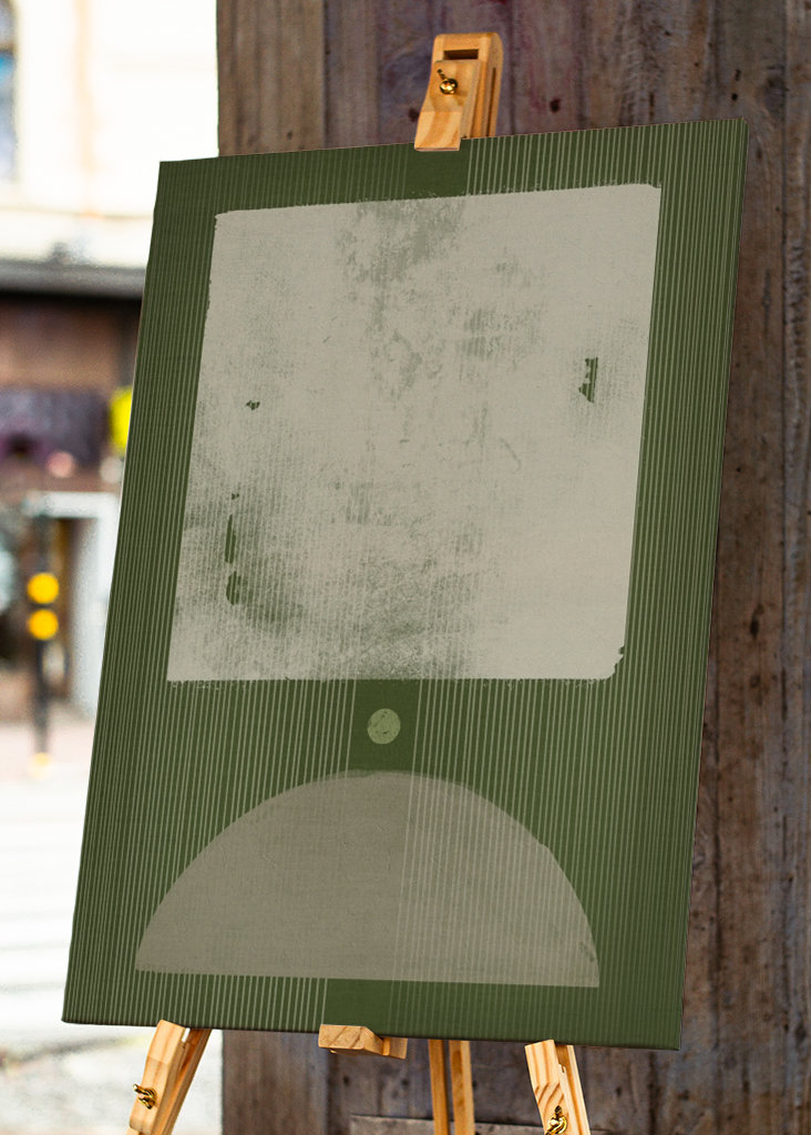 Abstract Green Magic Situation