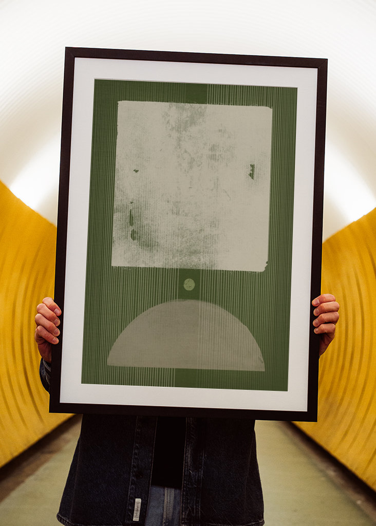 Abstract Green Magic Situation