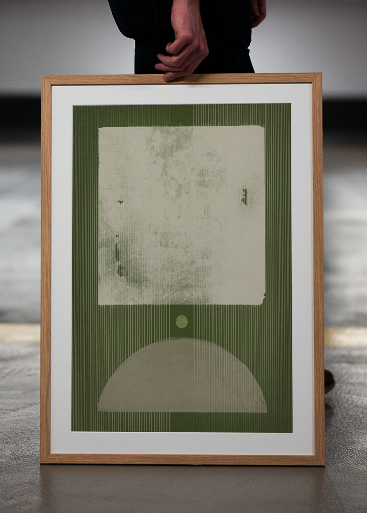 Abstract Green Magic Situation