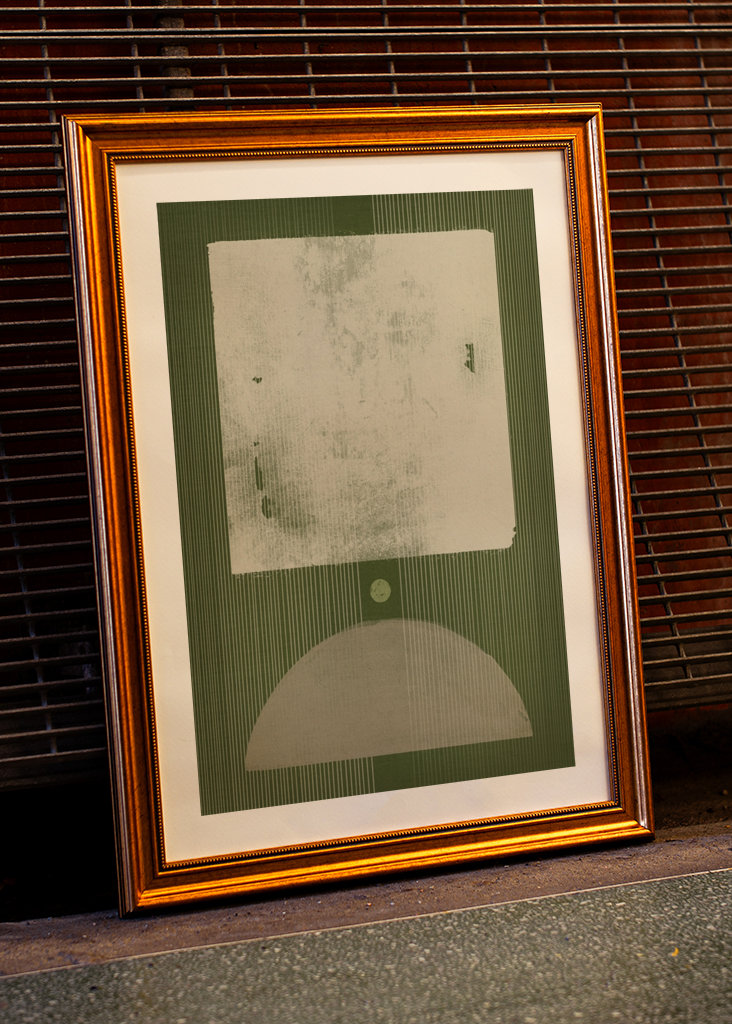 Abstract Green Magic Situation