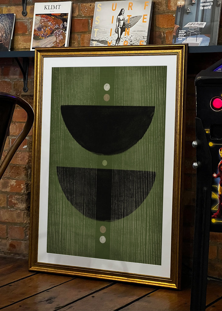 Abstract Green Mind No1