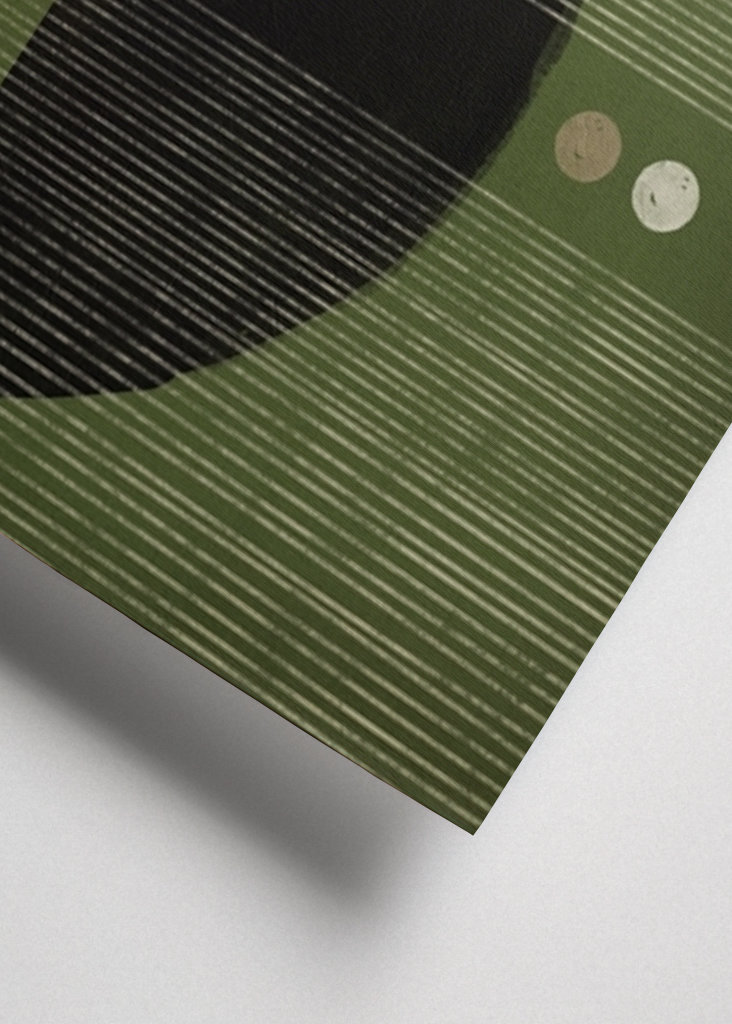 Abstract Green Mind No1