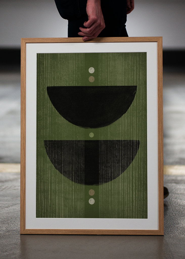 Abstract Green Mind No1