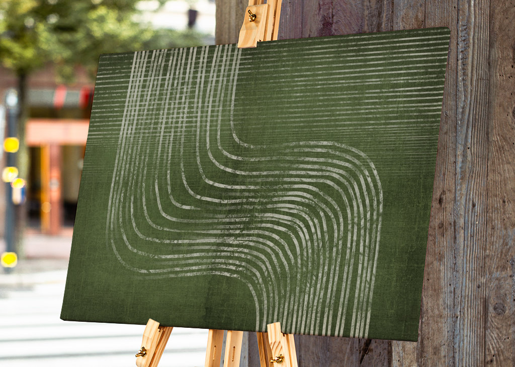 Green Abstract Waves