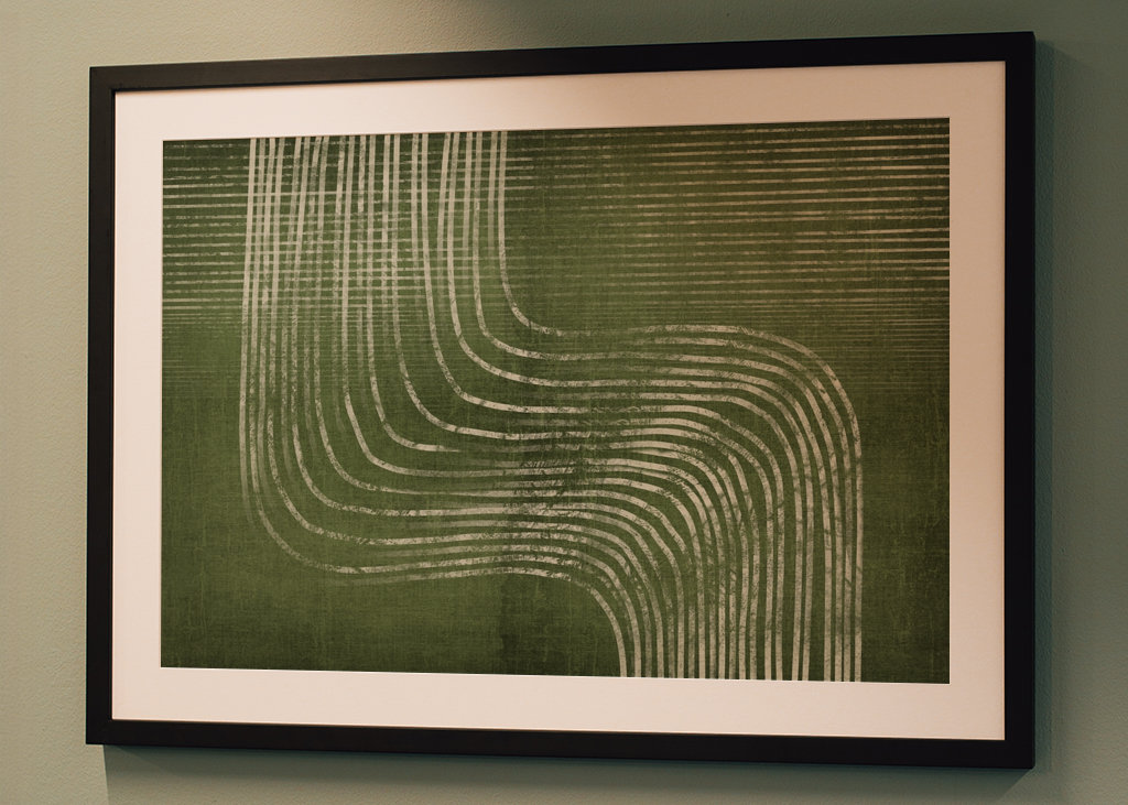 Green Abstract Waves