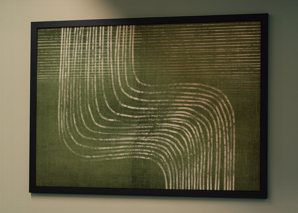 Green Abstract Waves