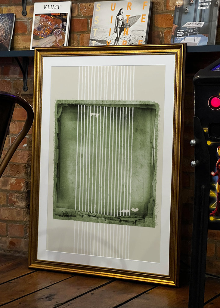 Abstract Green Nostalgia No2