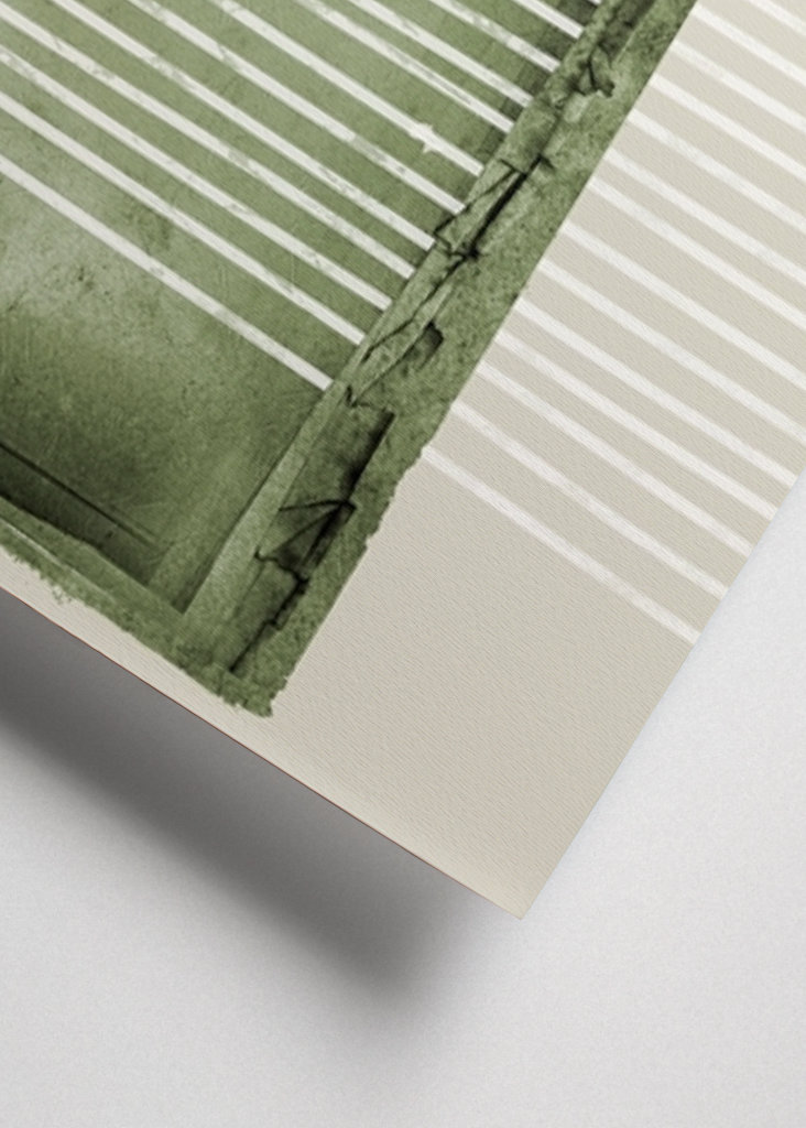 Abstract Green Nostalgia No2