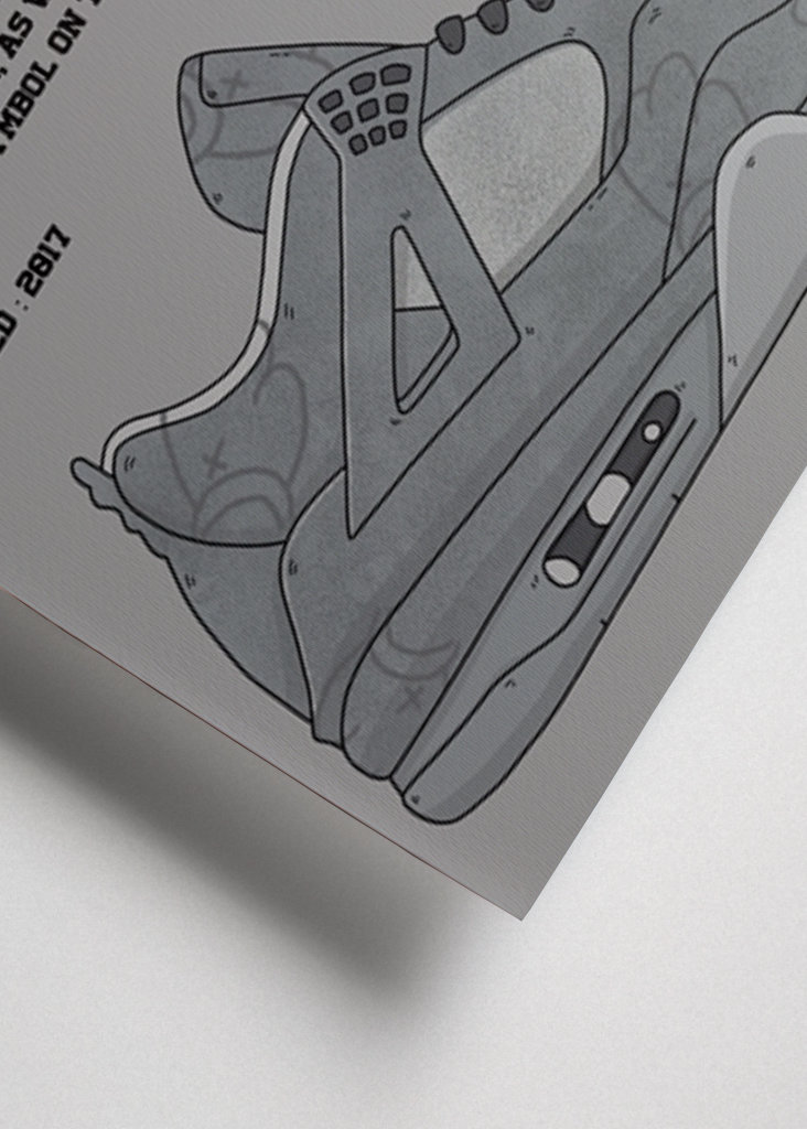 Jordan 4 retro x kaws