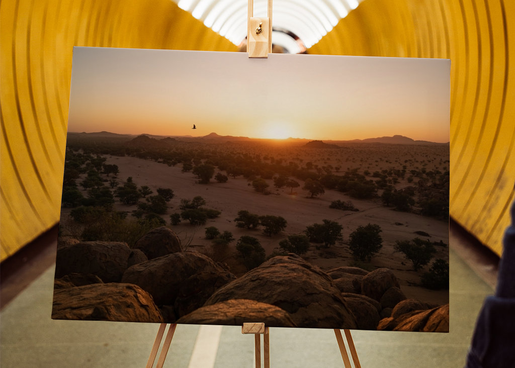 Západ slunce v Africe