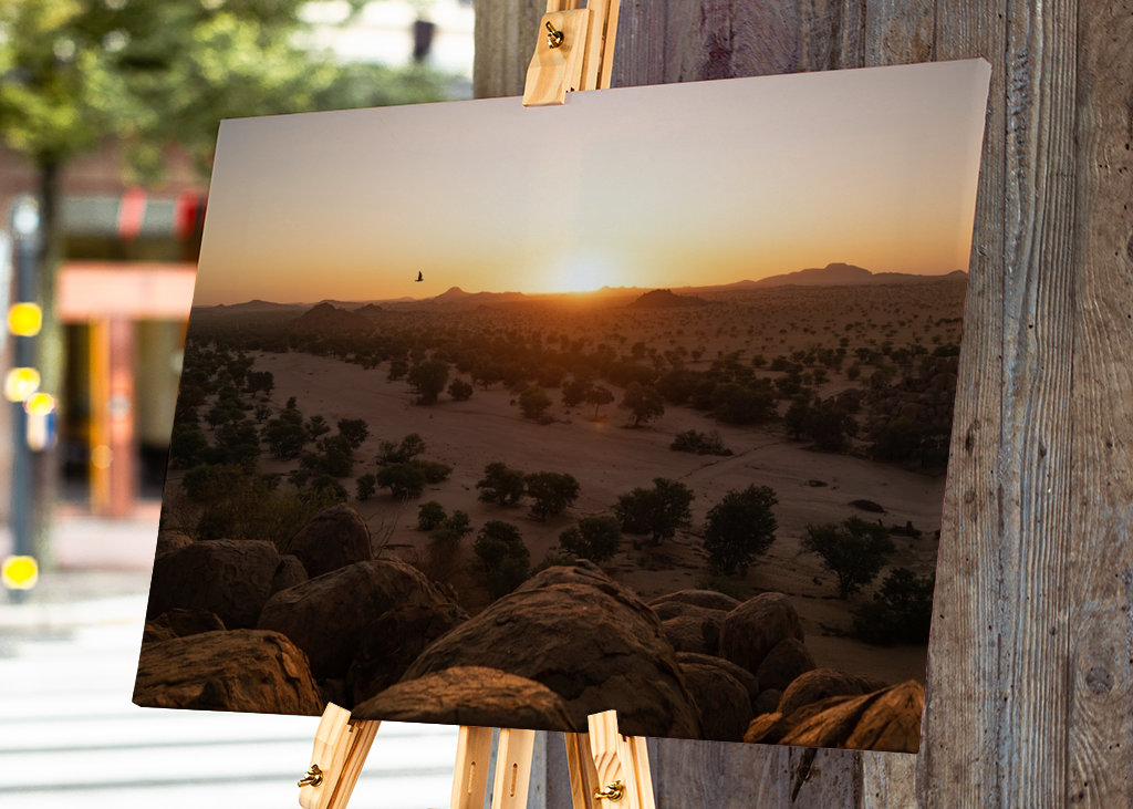 Západ slunce v Africe