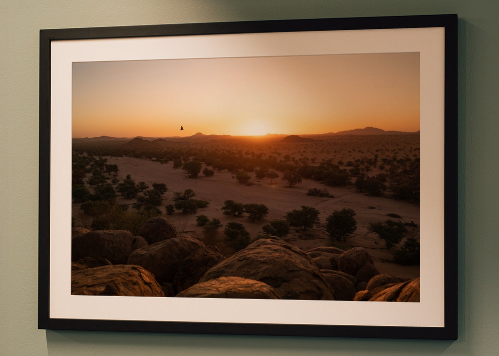 Západ slunce v Africe