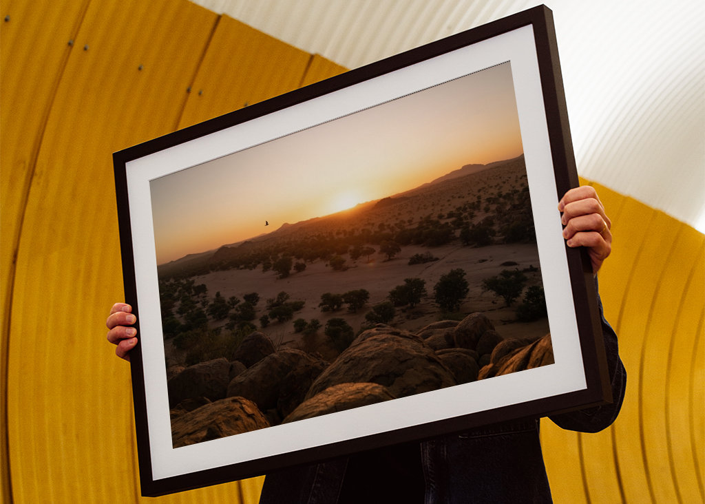 Západ slunce v Africe