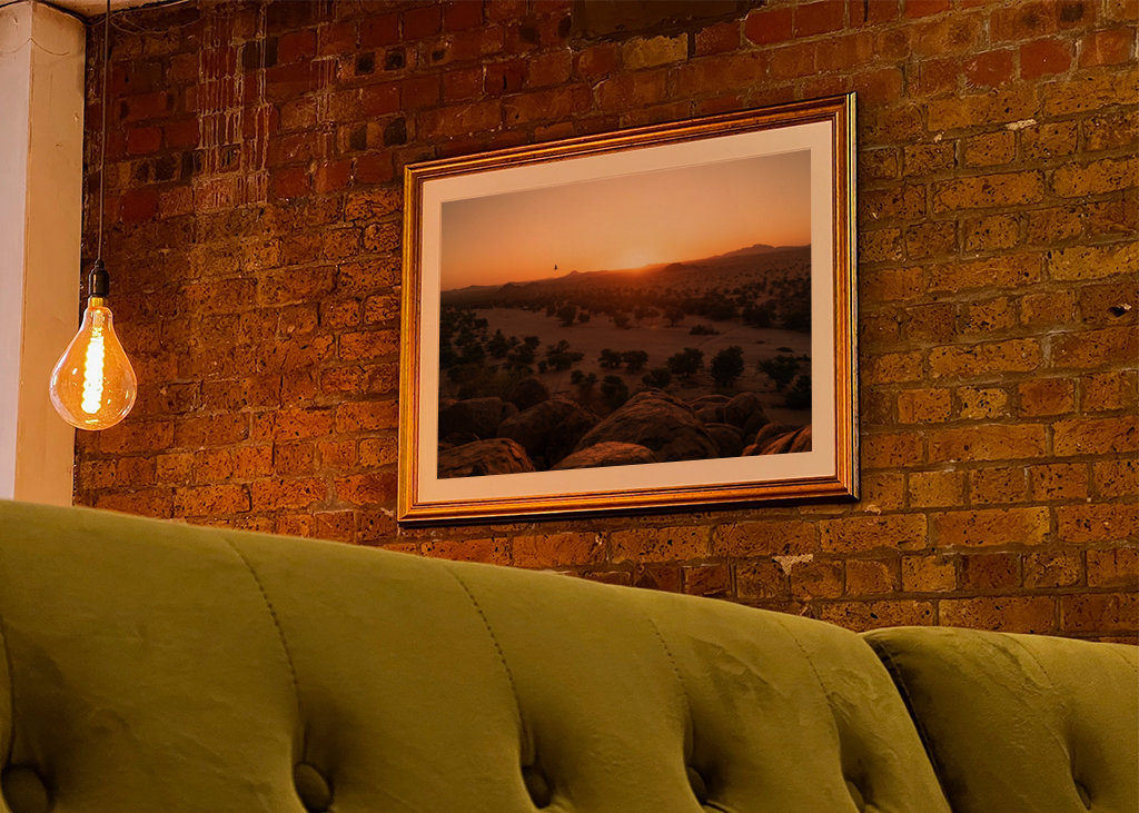 Západ slunce v Africe