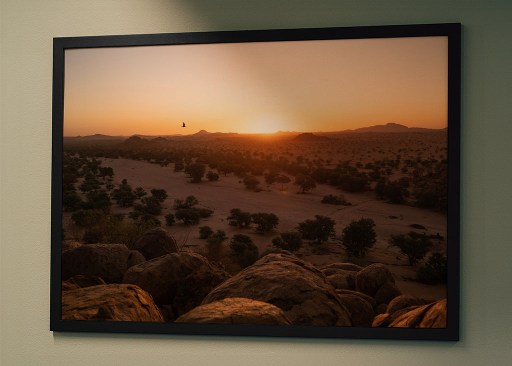 Západ slunce v Africe