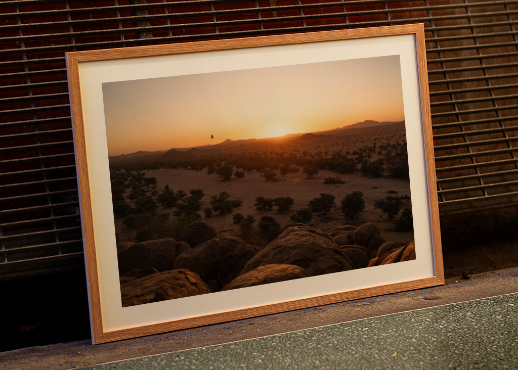 Západ slunce v Africe