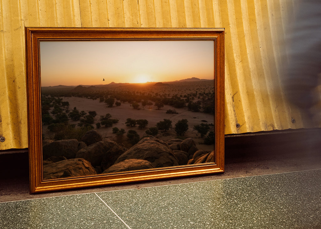 Západ slunce v Africe