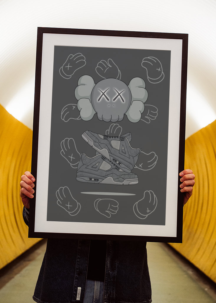 Jordan Retro 4 x KAWS