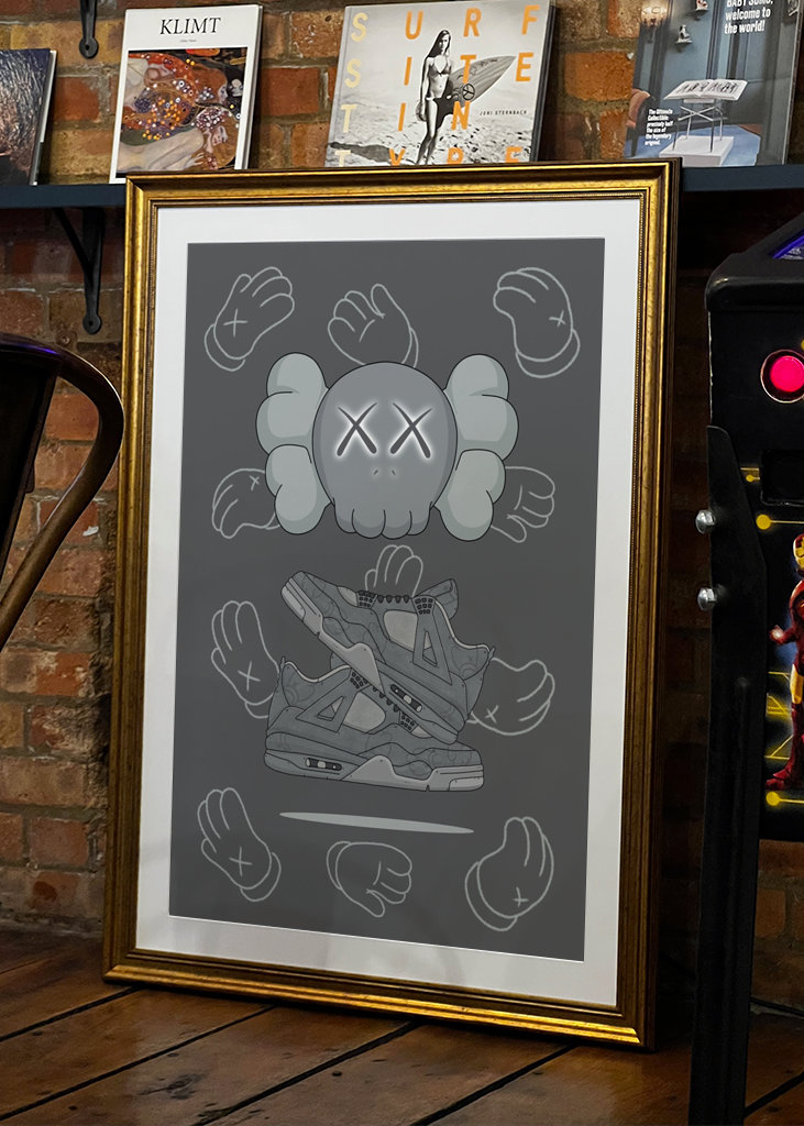 Jordan Retro 4 x KAWS