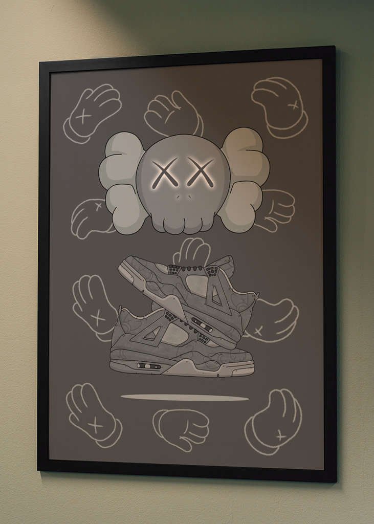 Jordan Retro 4 x KAWS