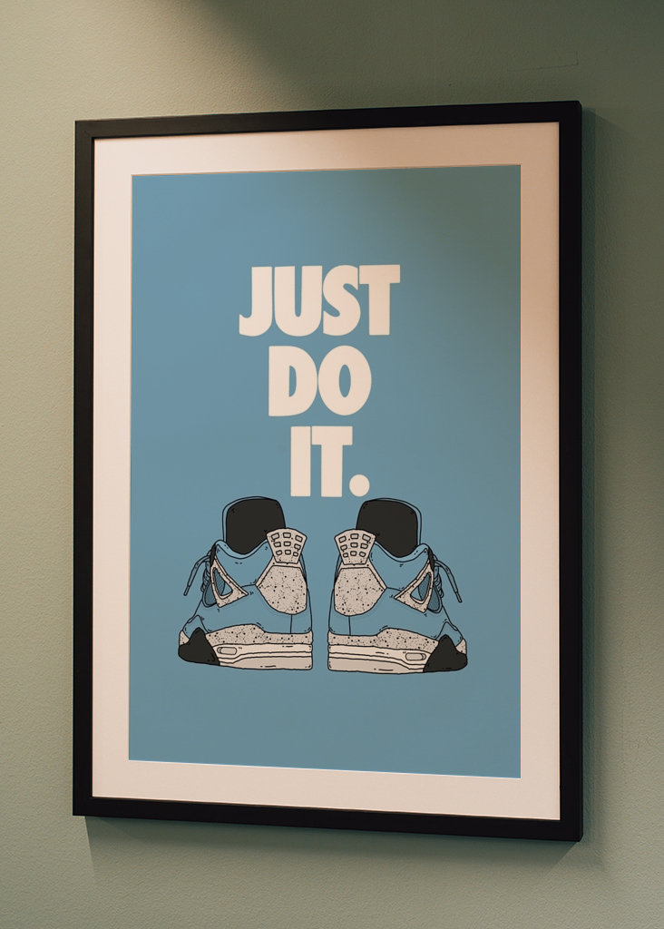 Sneakers aan de achterkant