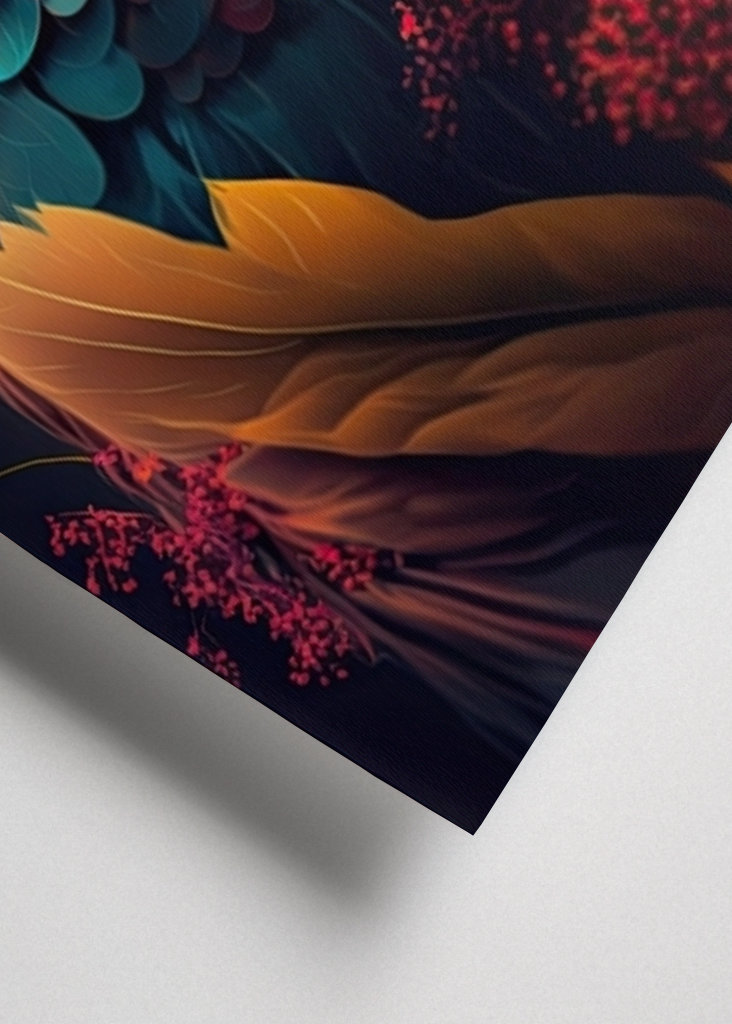 Incredibly colorful bird