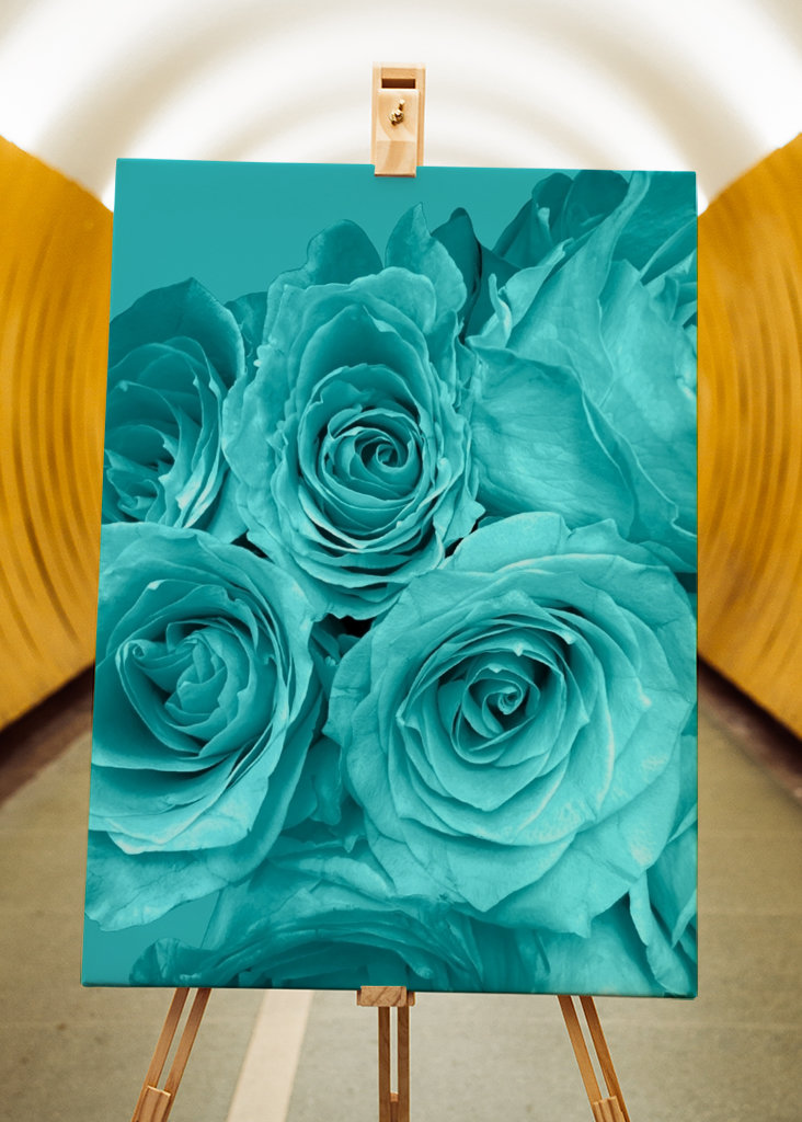 Floral - Blue Rose Love