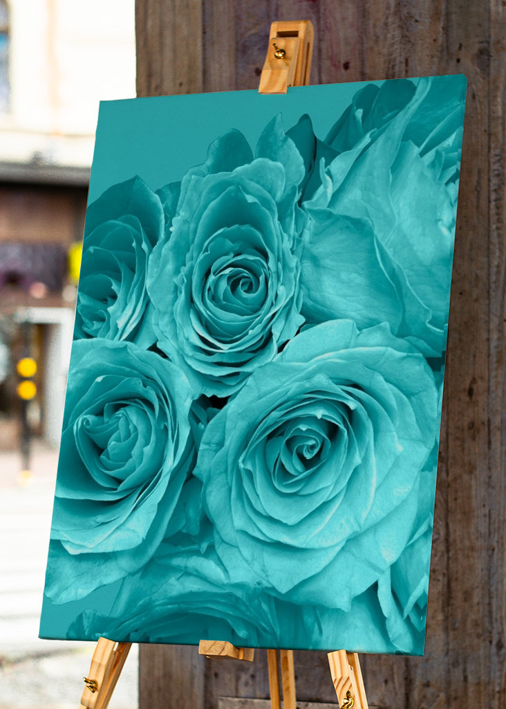 Floral - Blue Rose Love