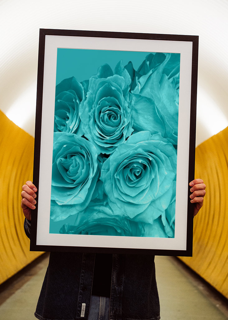 Floral - Blue Rose Love