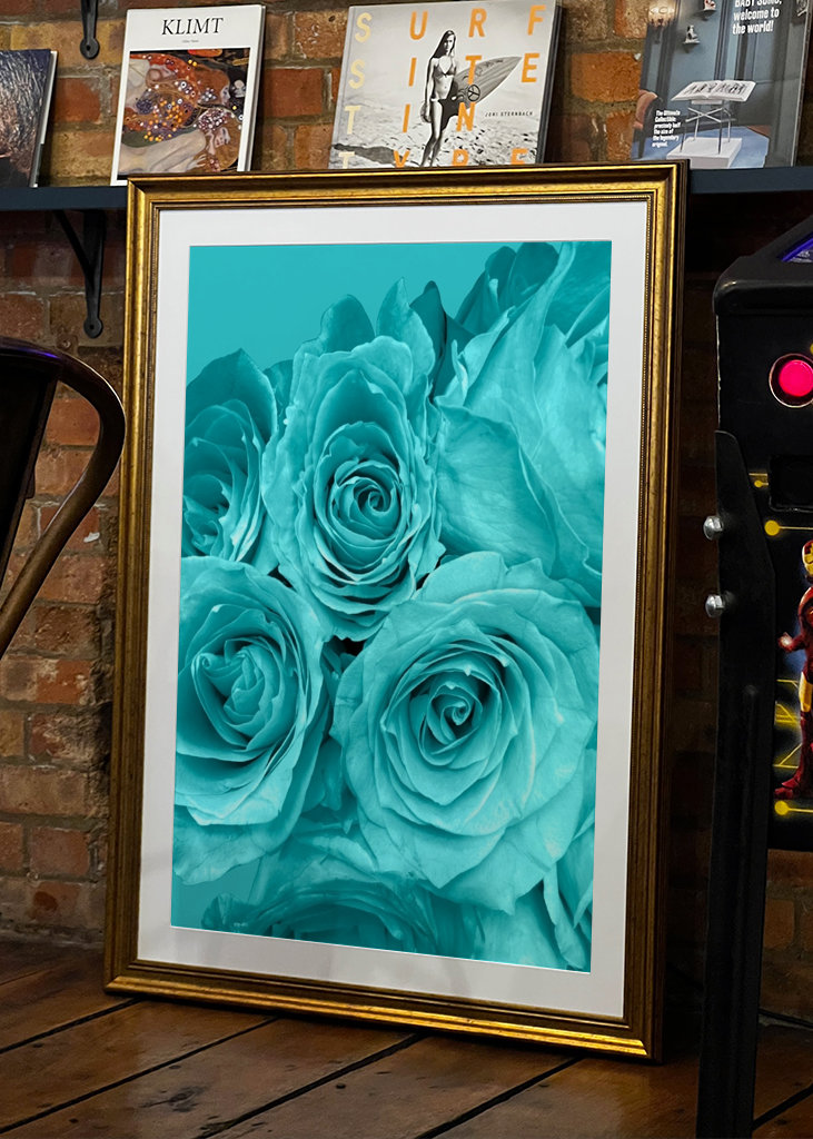 Floral - Blue Rose Love