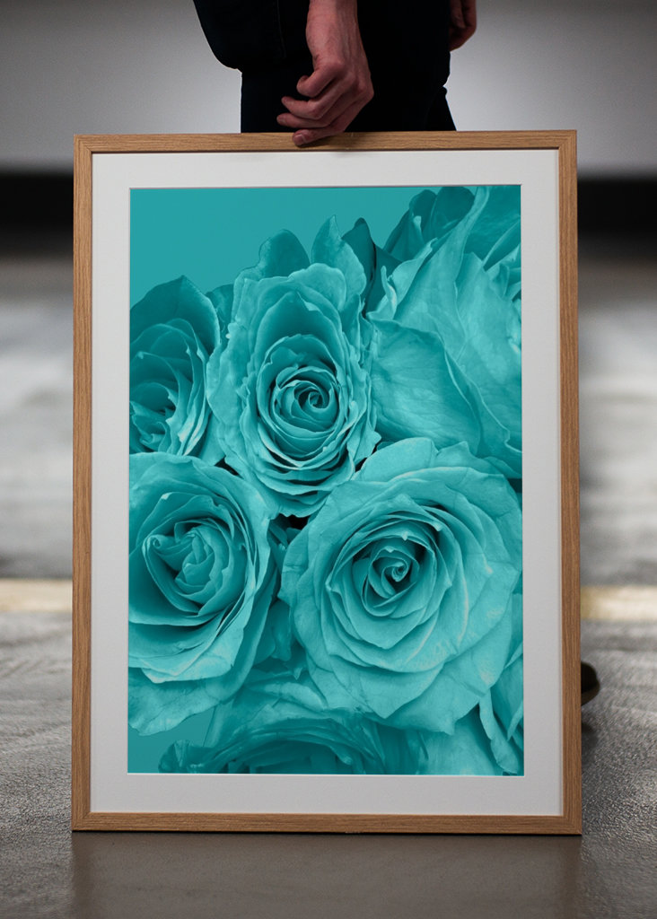 Floral - Blue Rose Love