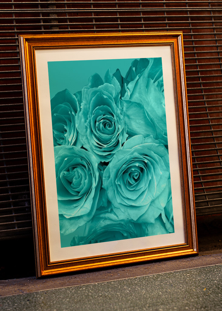 Floral - Blue Rose Love