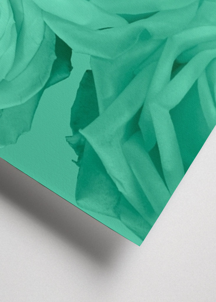 Blumig - Grüne Rose Liebe