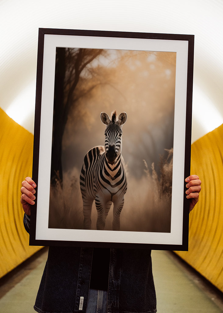 Zèbre dans la savane