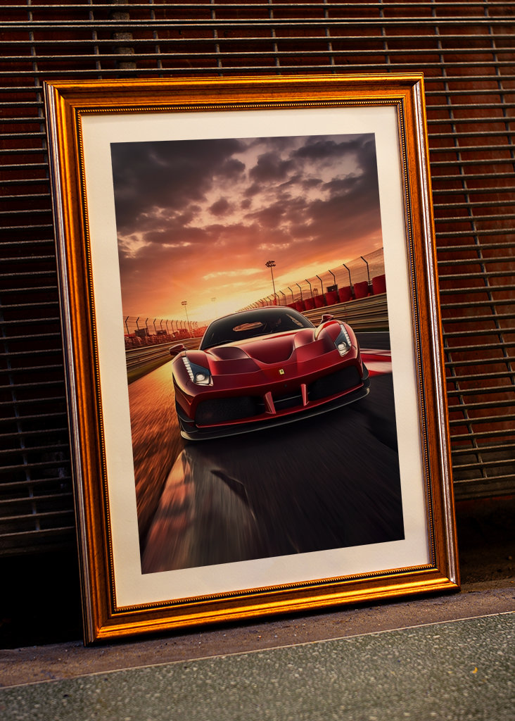 Ferrari 480 Car Racing