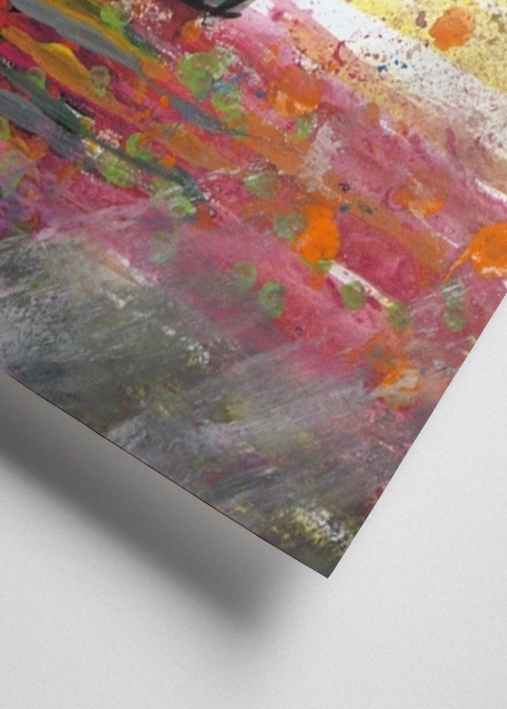 women face with flowers 