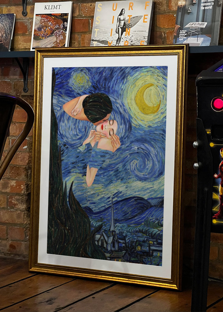 Kiss under the Starry Sky