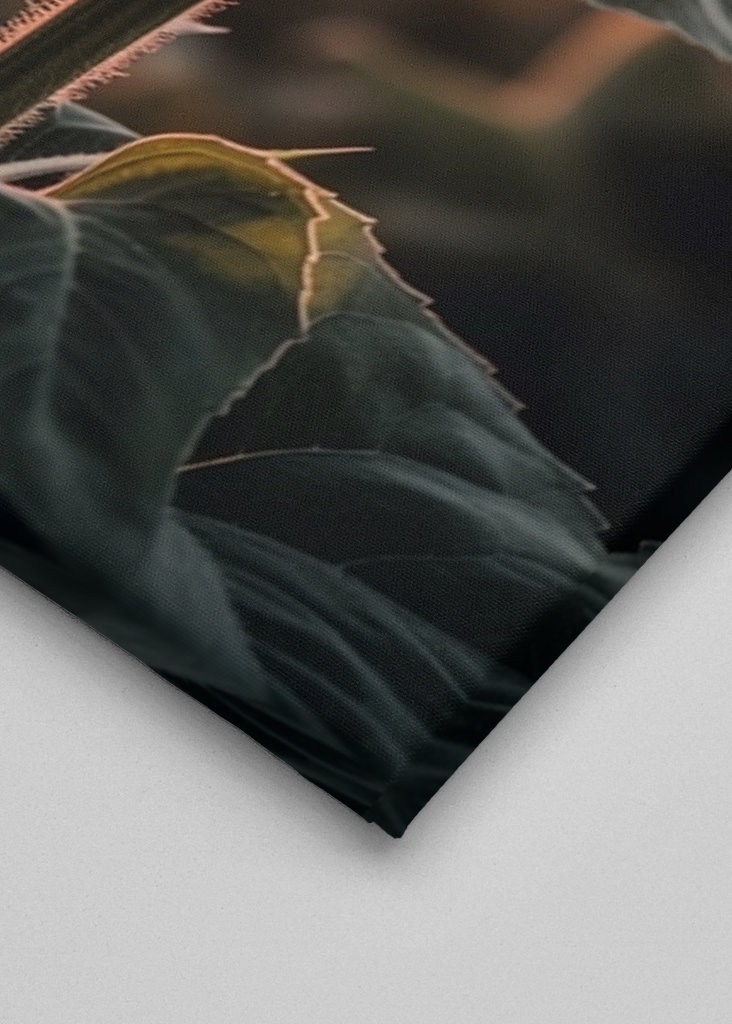 Sunflower in the Sunset