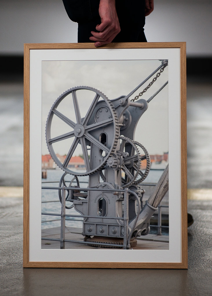 Gammel havnekran i København