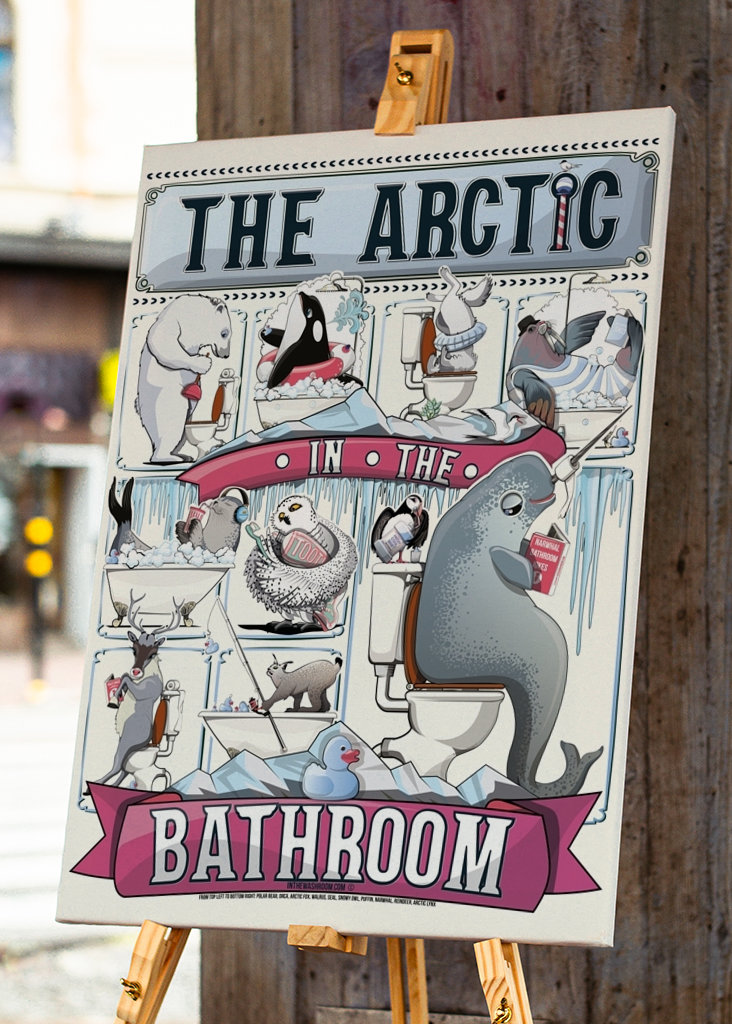 Die Arktis im Badezimmer